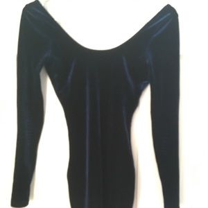 Velvet bodycon dress